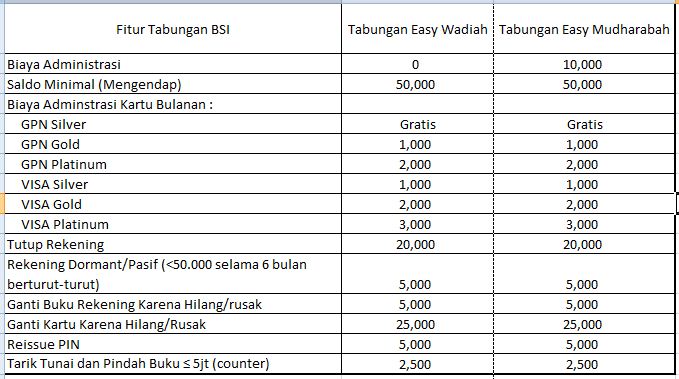 Saldo Minimal BSI dan 3 Jenis Tabungan Terbaru 2022